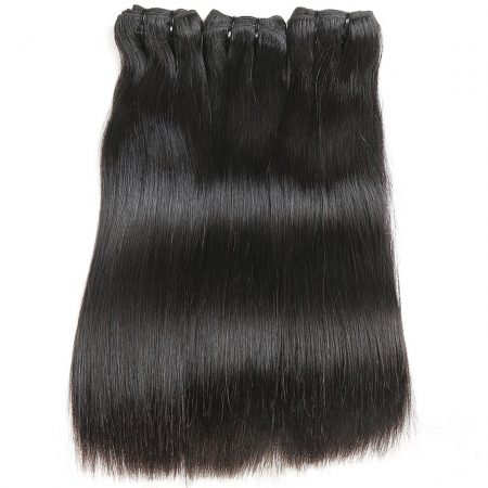 Double Drawn Bundles Mink Straight Human Hair