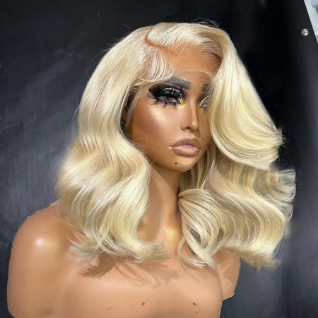 613 Blonde Color Short Hair Wig